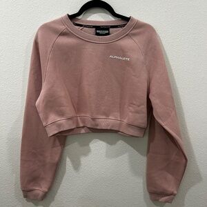 Alphalete cropped sweater